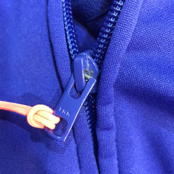 TheNorthFace midnight blue/neon orange zipuphoodie - Picture 7 of 7